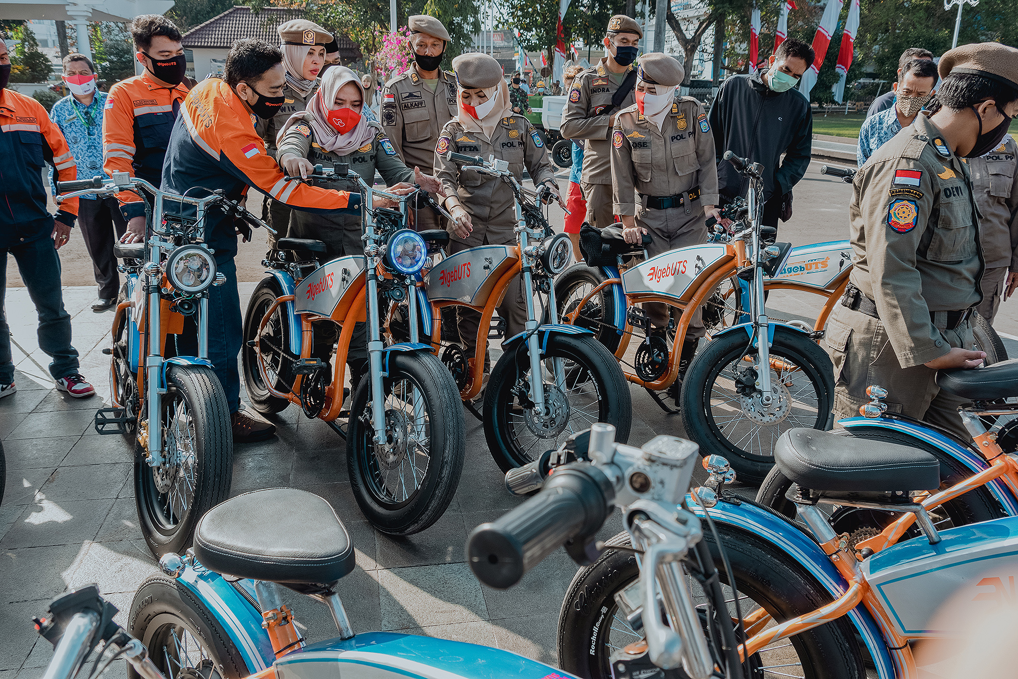 Sepeda motor listrik karya mahasiswa Indonesia sebagai foto konteks program transisi energi dalam anggaran ESDM 2027