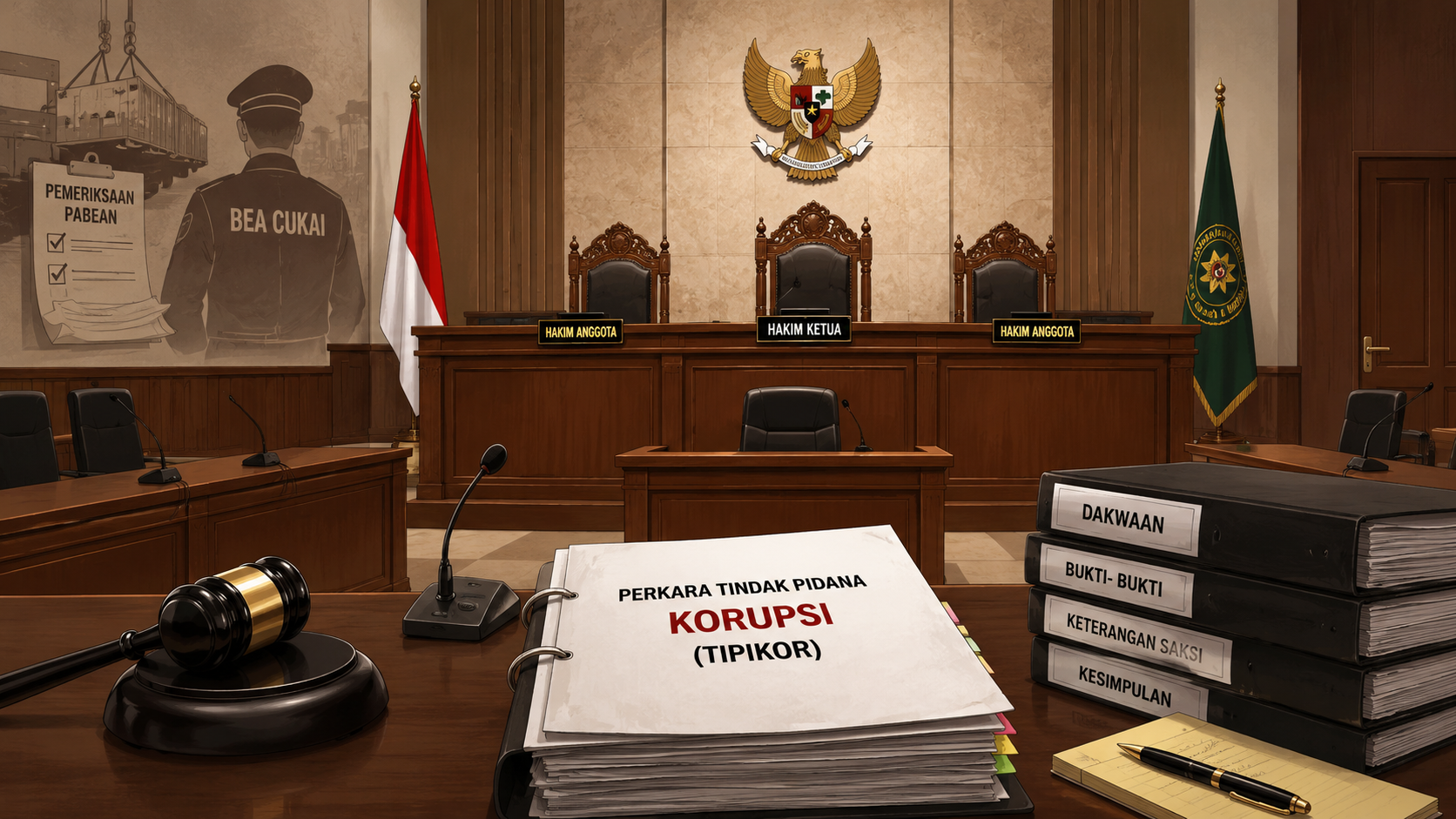 Ilustrasi untuk berita Sidang Rizal Bea Cukai, Tiga Saksi Beri Keterangan soal Pertemuan dan Pemberian Uang
