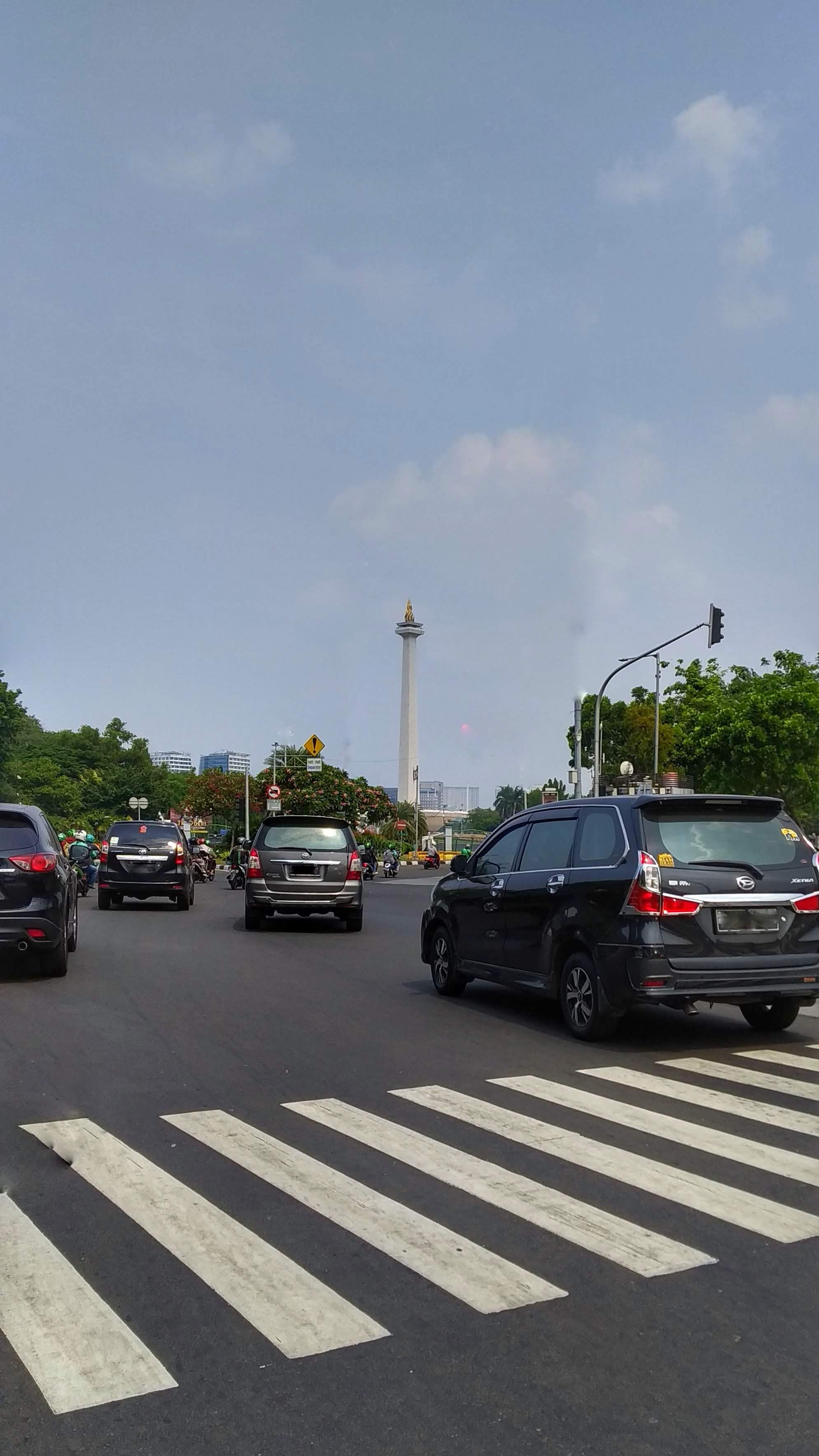 Monumen Nasional dan kawasan Jakarta sebagai foto konteks ekonomi Indonesia