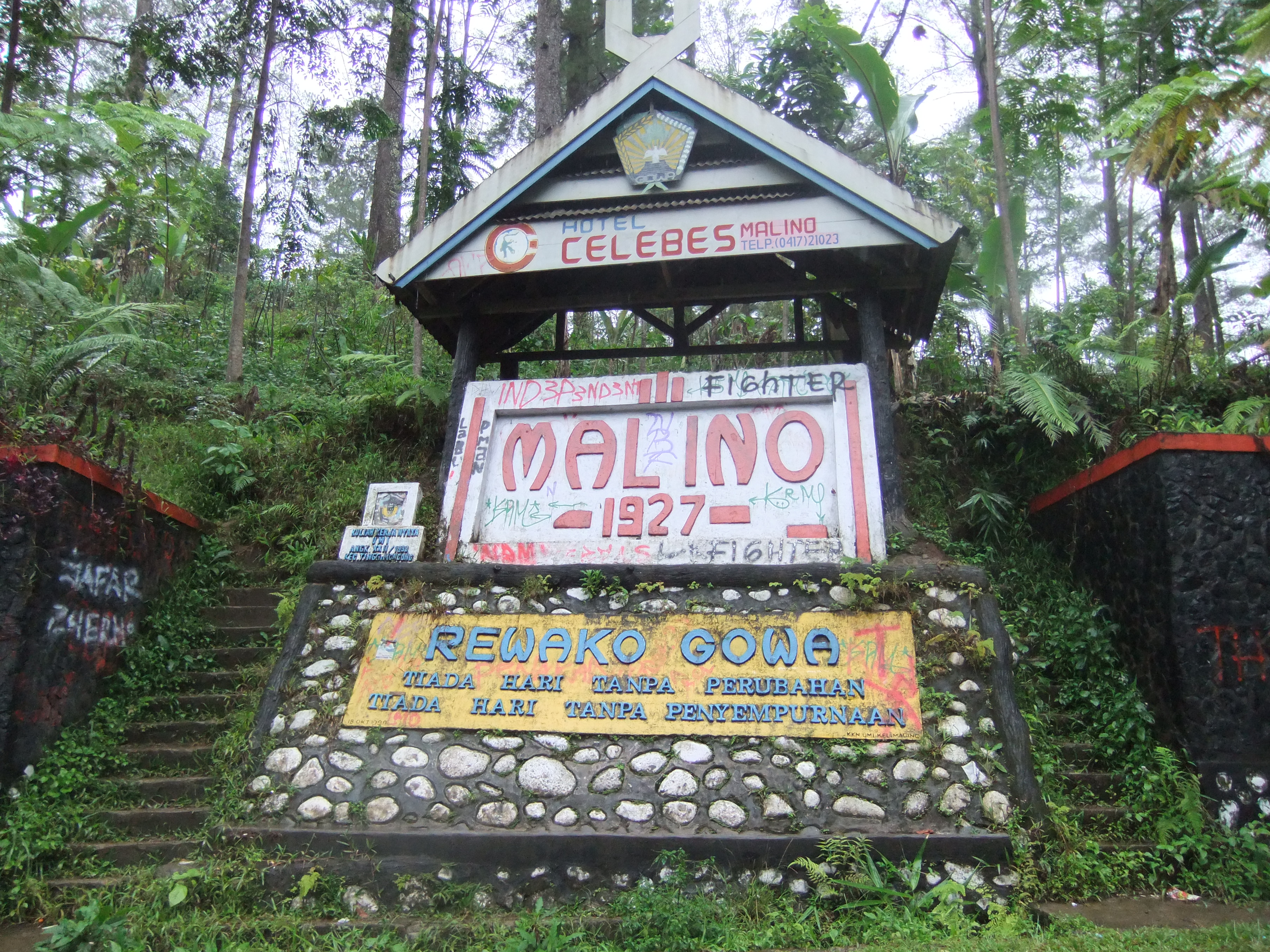 Pemandangan kawasan Malino di Kecamatan Tinggimoncong Kabupaten Gowa