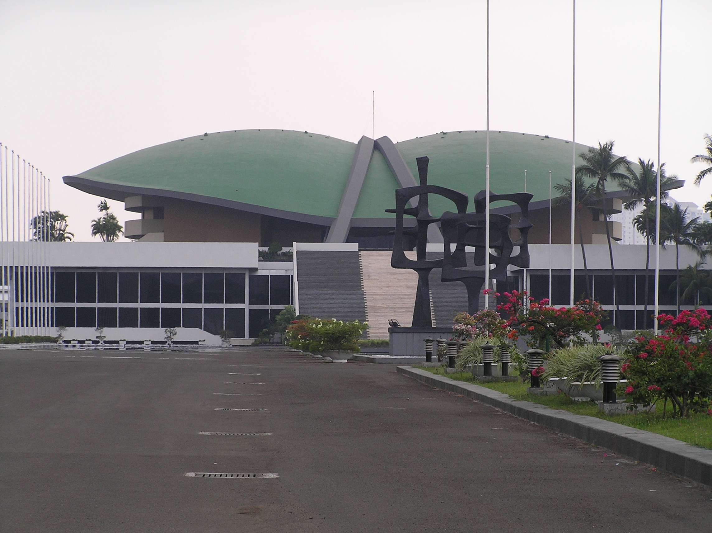 Kompleks gedung DPR, DPD, dan MPR RI di Jakarta