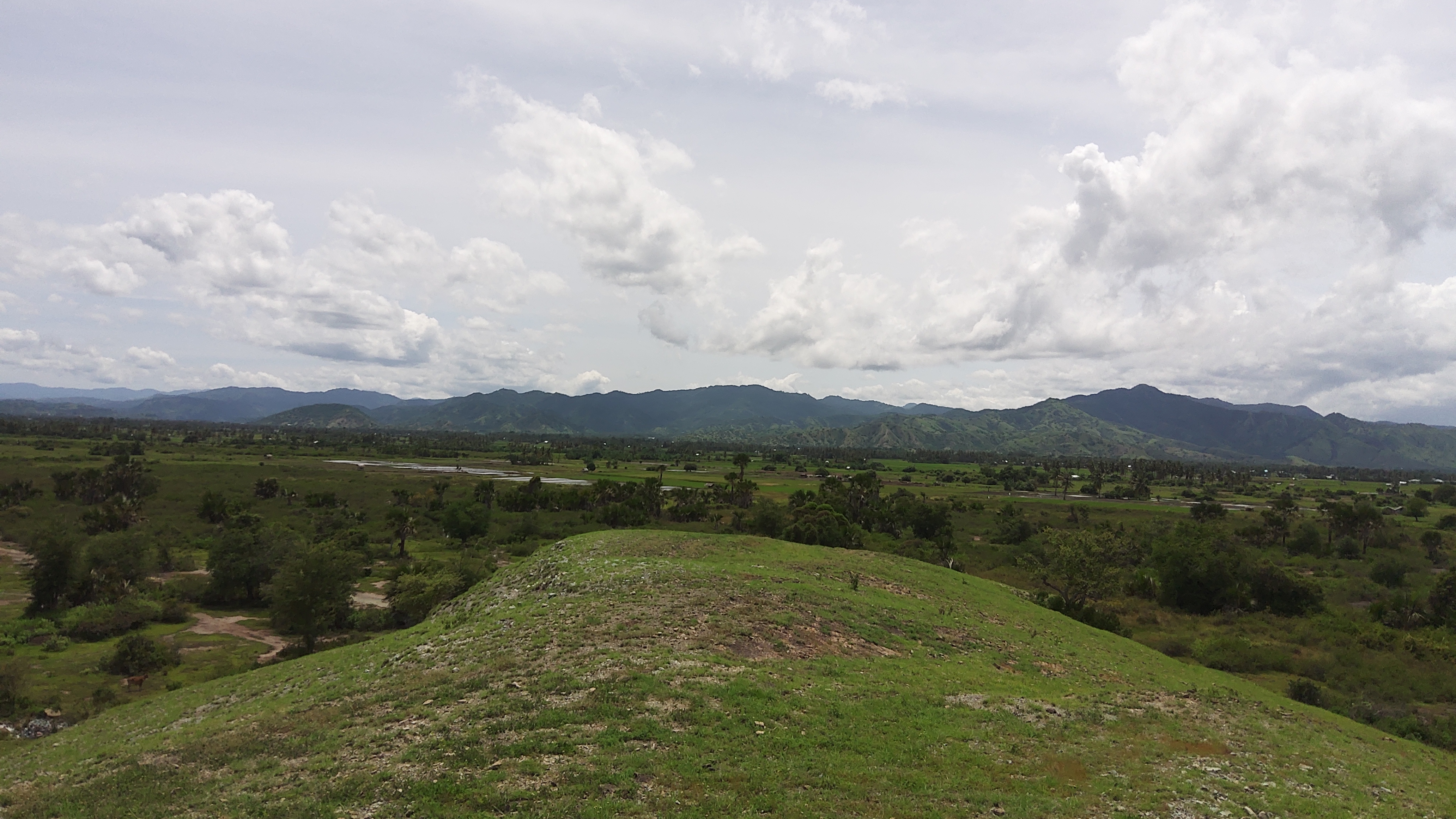 Pemandangan Kota Mbay di Nagekeo, Flores, Nusa Tenggara Timur