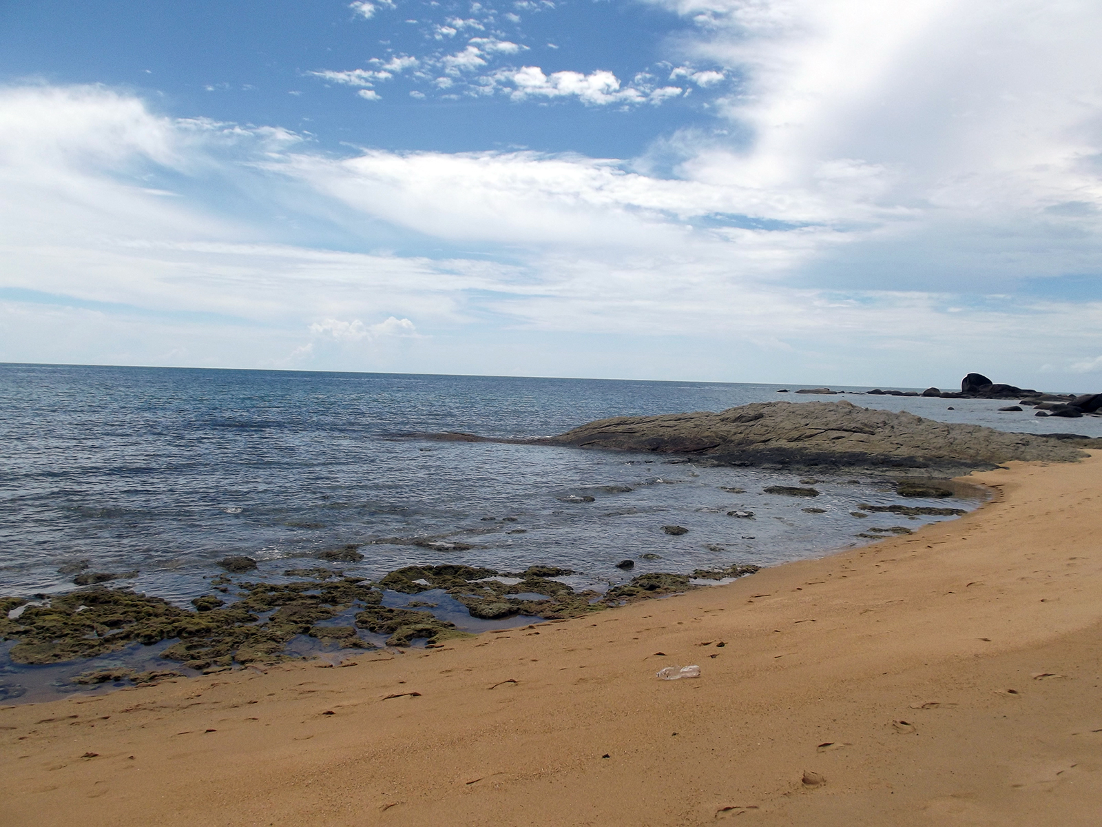 Pantai Temajuk di Kecamatan Paloh, Kabupaten Sambas, Kalimantan Barat